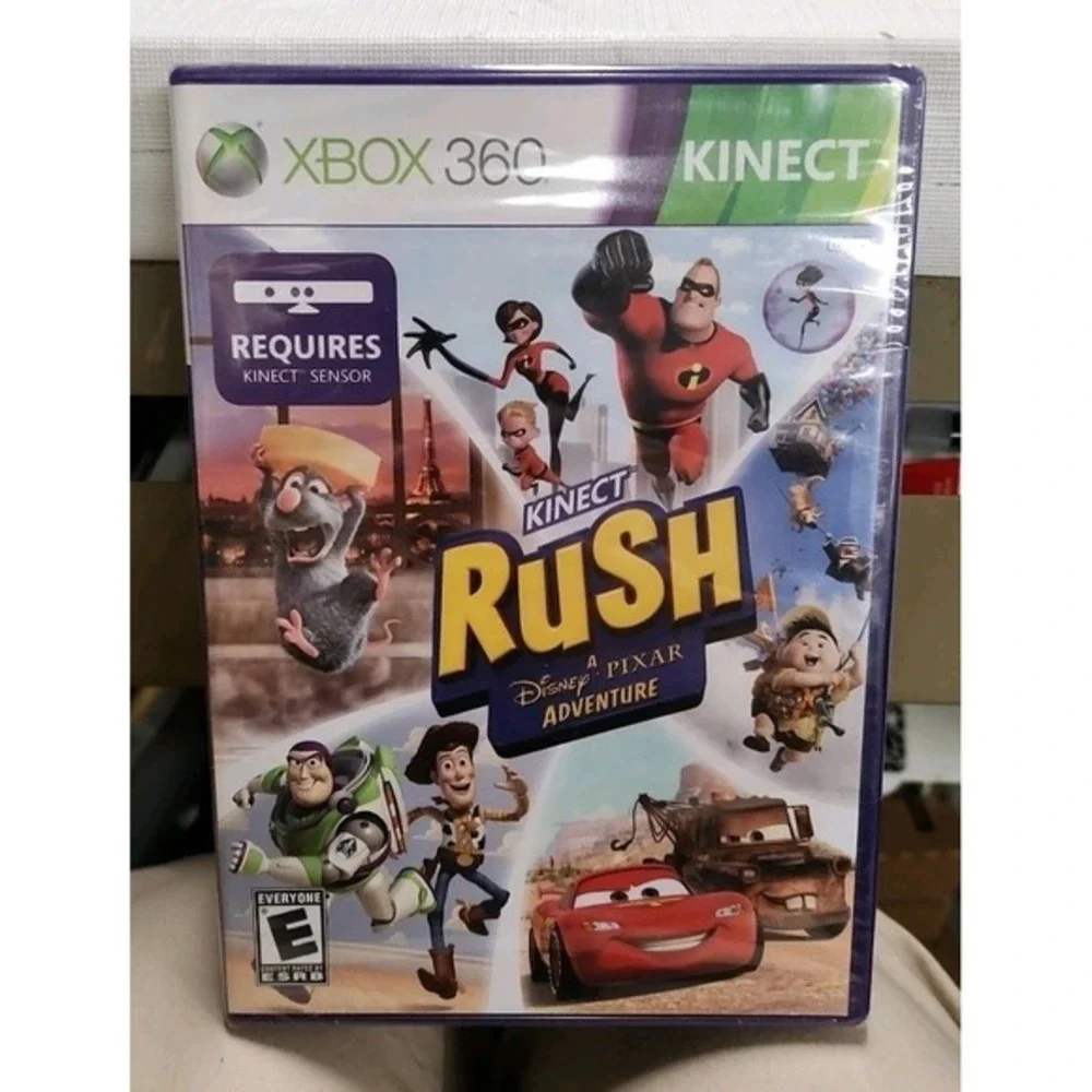 Brand New Xbox 360 Kinect Games‎ Bundle. Sealed Package. B3
